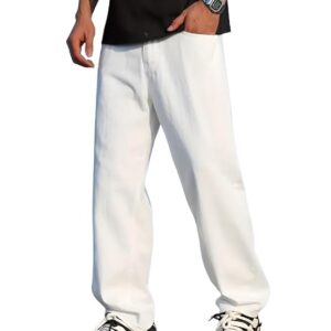 Men's Loose Mid Rise Jeans || Wide Leg Jeans || Jeans || Baggy Jeans
