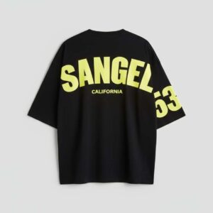 men's printed round neck half sleeve oversized t shirt – cotton blend