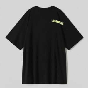 men's printed round neck half sleeve oversized t shirt – cotton blend