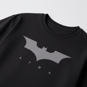 manbat men's oversized printed t shirt – round neck style