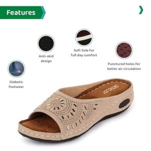 ortho joy women’s orthopedic flip flop