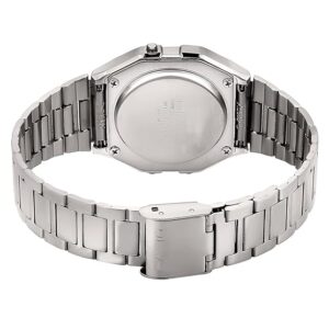 casio vintage a158wa 1q digital watch – grey dial, silver metal strap, unisex retro style