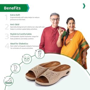 ortho joy women’s orthopedic flip flop