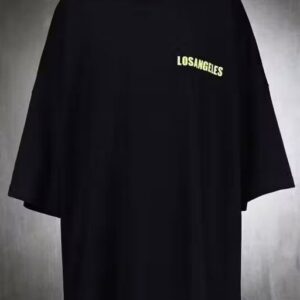 men's printed round neck half sleeve oversized t shirt – cotton blend