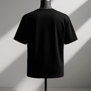 oversized black t shirt – classic round neck ultra soft cotton