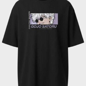 oversized men's t shirt | casual cotton tee | baggy back print anime t shirt for men