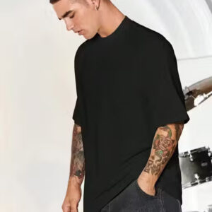 fuck the rules printed cotton oversized t shirt for men