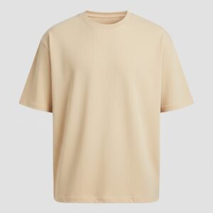 men's oversized plain t shirt – classic round neck casual wear